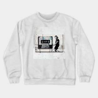 Banksy's cassette Crewneck Sweatshirt